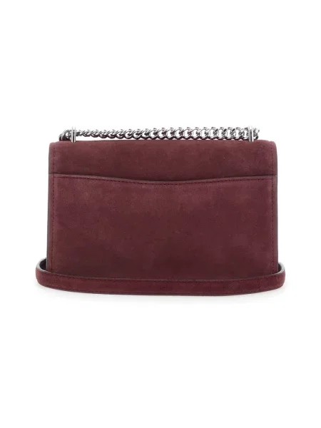 Torebka Michael Kors zamszowa z logo czerwona
