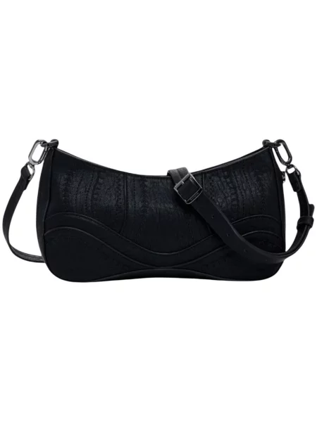 Crossbody torbica Desigual crna