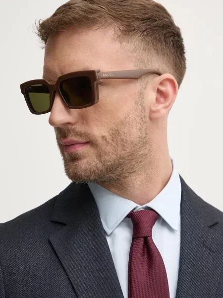 Gucci ochelari de soare maro