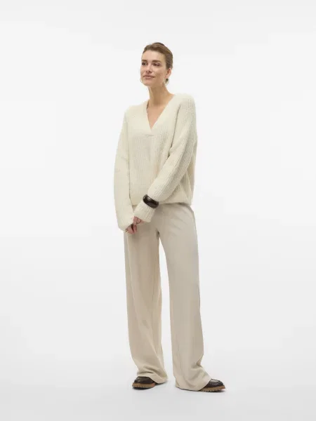 Брюки-палаццо Vero Moda бежевый