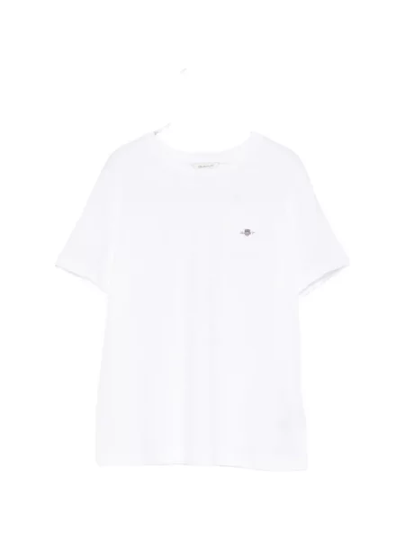 Tricou Gant scurt alb