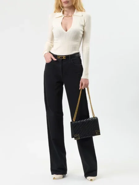 Джинси Elisabetta Franchi чорні
