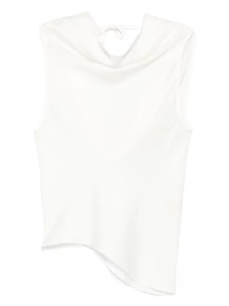 Top Marques'almeida asymetryczny biały
