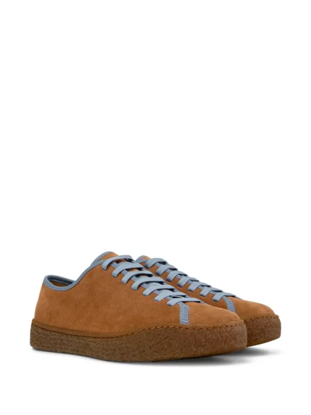 Sneakerși Camper din piele de căprioară maro