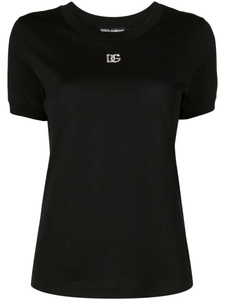 Tricou Dolce & Gabbana de cristal negru