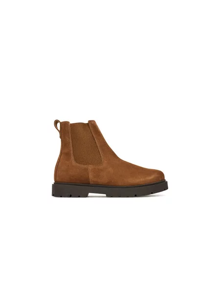 Birkenstock Kotníková obuv s elastickým prvkem Highwood Slip On Mid hnědá