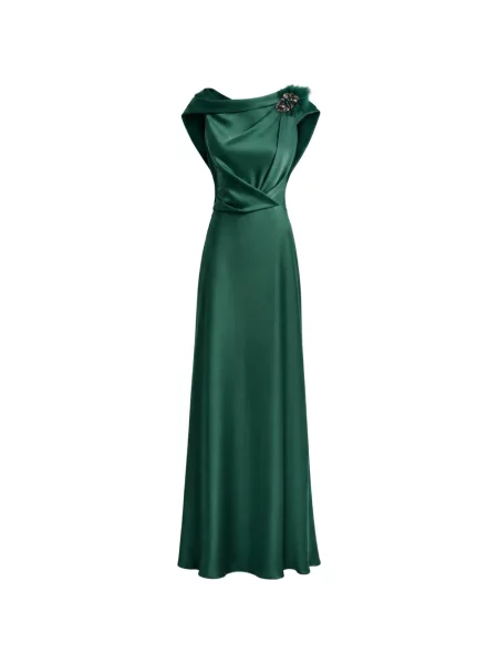 Rochie Gemy Maalouf drapată verde