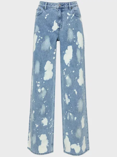 Широкі джинси Michael Kors блакитні