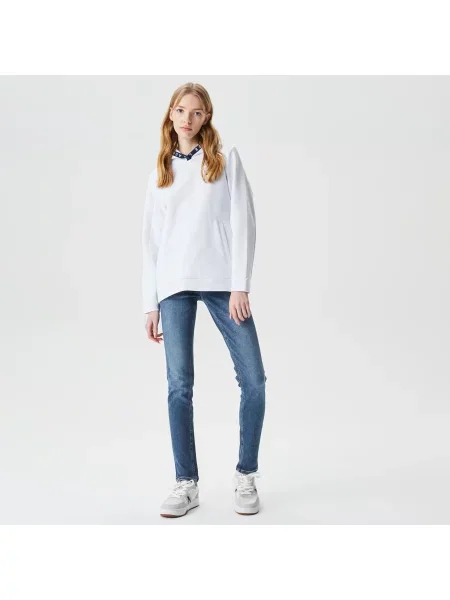 Спортивная кофта Lacoste белая