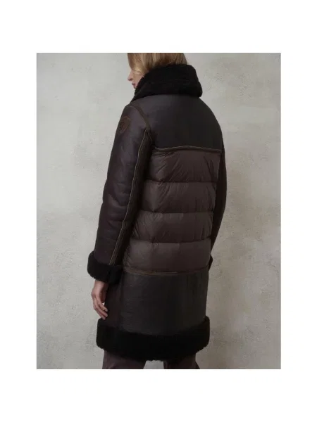 Kurtka skórzana Blauer retro brązowa