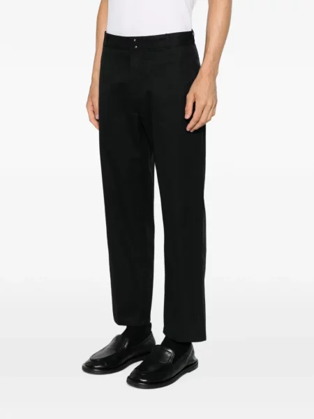 Pantaloni Ami Paris cu autograf negru