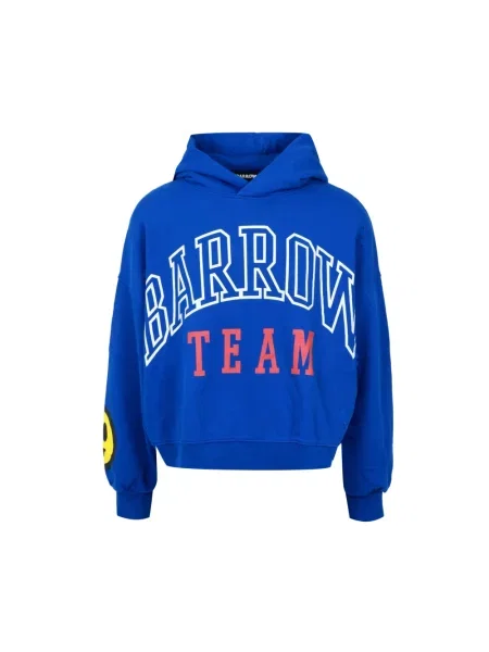 Bluza Barrow z logo niebieska