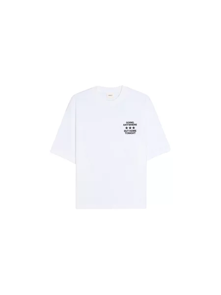 Bershka Tričko béžová / námořnická modř / černá bílá