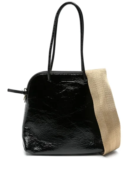 Geanta de piele Uma Wang din piele negru