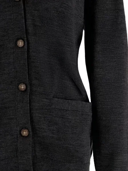 Kardigan Polo Ralph Lauren sztruksowy z frędzli niebieski