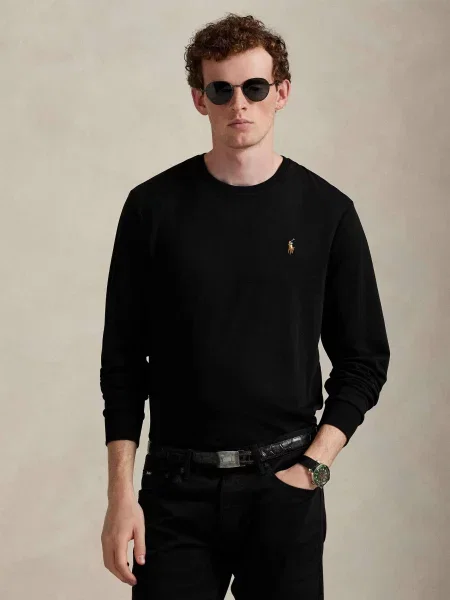 Tricou polo Polo Ralph Lauren negru