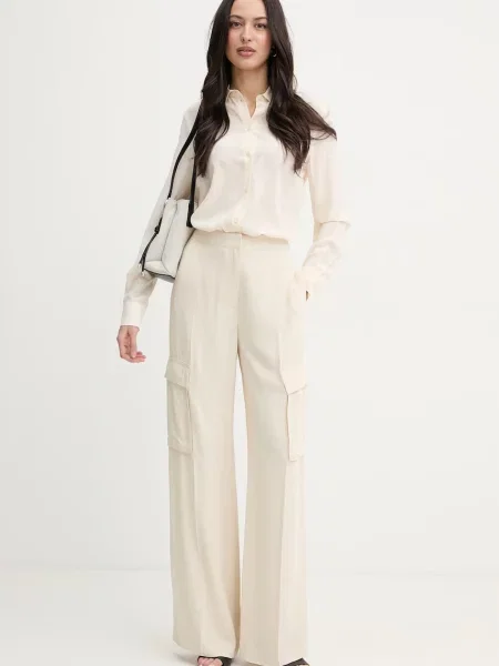 BOSS штани cargo з віскозою