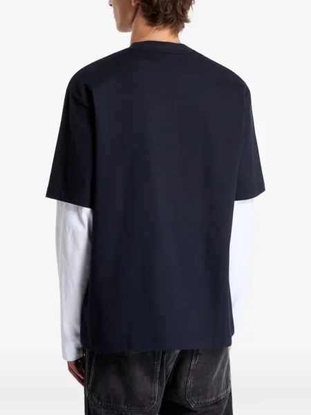Tricou Fred Perry cu imagine albastru