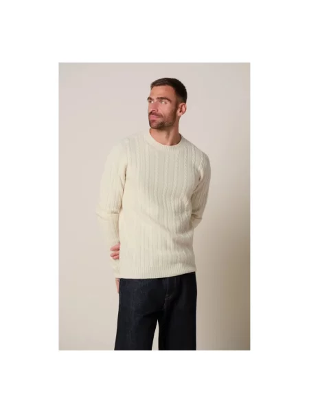 Sweter Profuomo wełniany beżowy