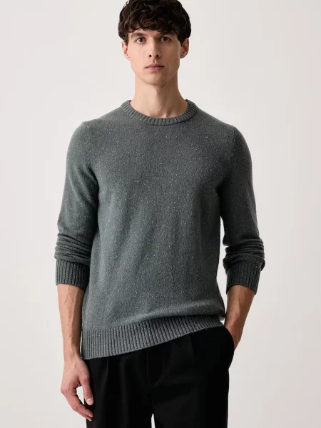 Marc O'Polo pulover pentru bărbați cu lână verde