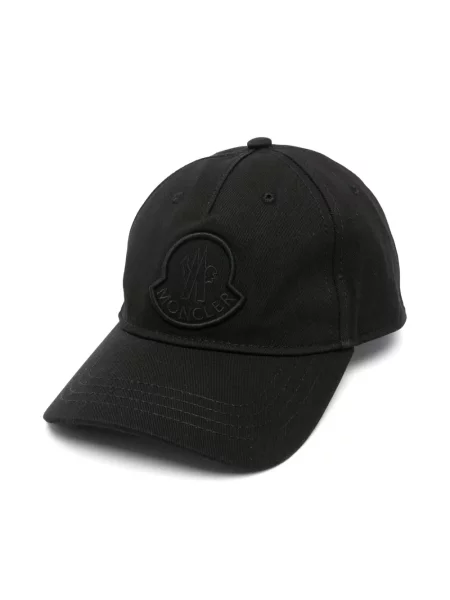 Czapka z daszkiem dziecięca Moncler Enfant czarna