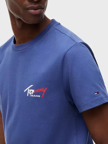Футболка Tommy Jeans фіолетова