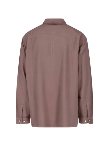 Lung cămașă Rick Owens Drkshdw violet