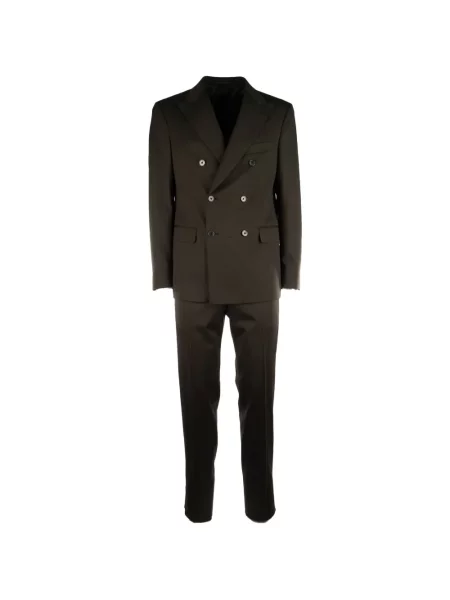 Dvouřadý oblek Colamarino hnědý