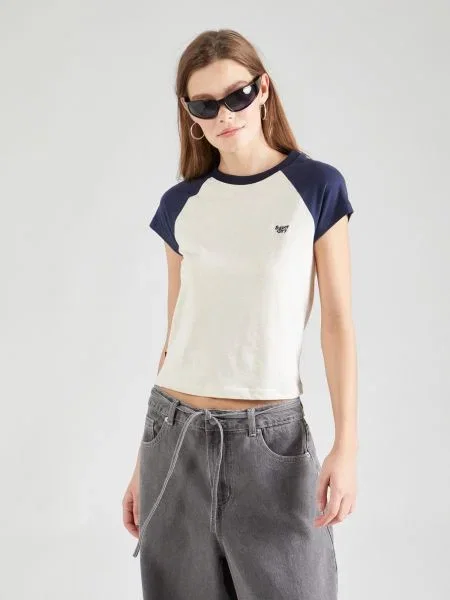 Tričko Superdry s autogramom béžová