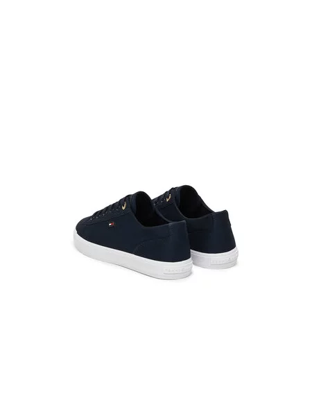 Tommy Hilfiger Superge Th Foxing Sneaker Canvas Mornarsko modra