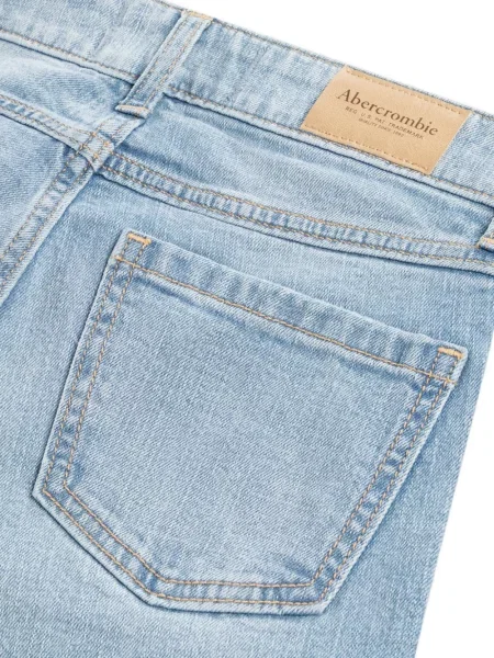 Gyerek széles szárú farmer Abercrombie Fitch kék
