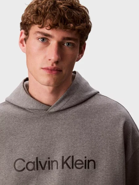Махрова толстовка Calvin Klein сіра