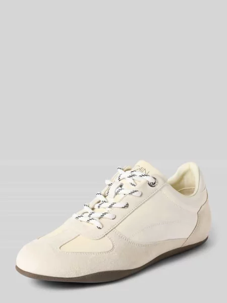 Sneakersy z nadrukiem z logo Marc Cain Bags & Shoes białe