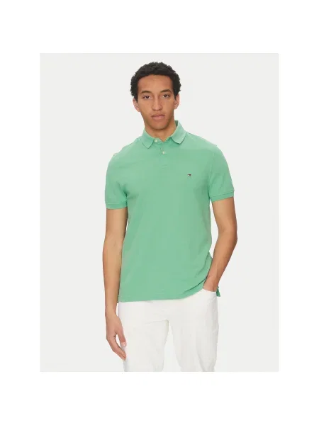 Tommy Hilfiger Pólóing Regular Fit zöld