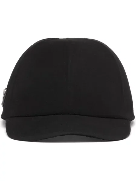 Șapcă Prada de lână negru