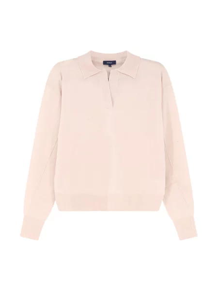 Sweter Soeur wełniany różowy