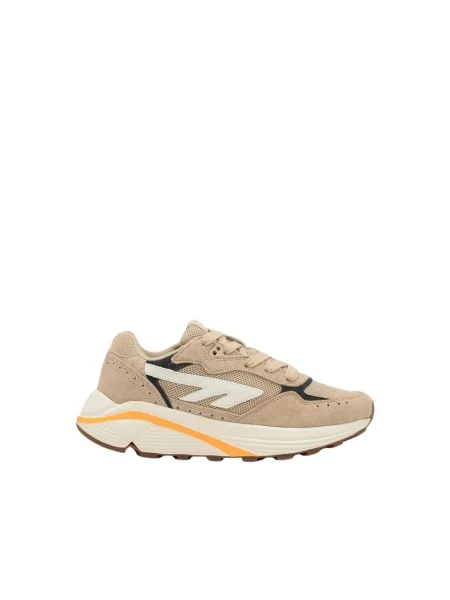 Sneakersy Hi-tec skórzane brązowe