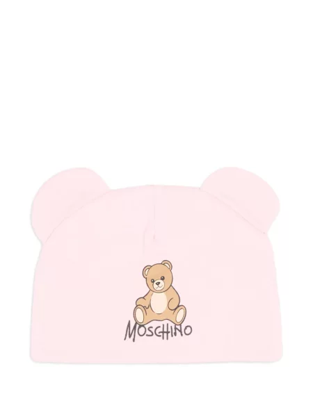 Czapka dziecięca Moschino różowa