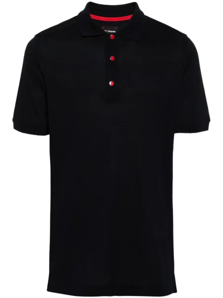 Tricou polo Kiton albastru