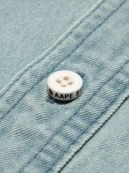 Cămașă Aape By A Bathing Ape albastru