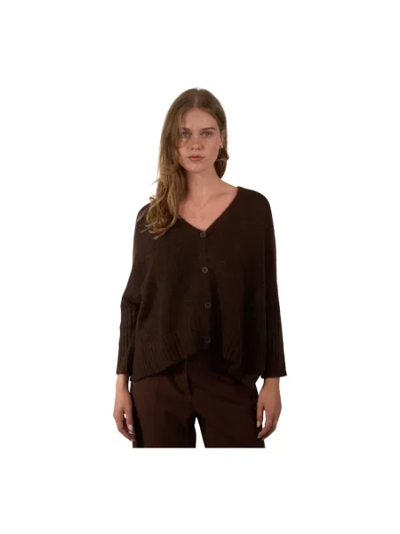 Sweter Luisa Cerano wełniany brązowy