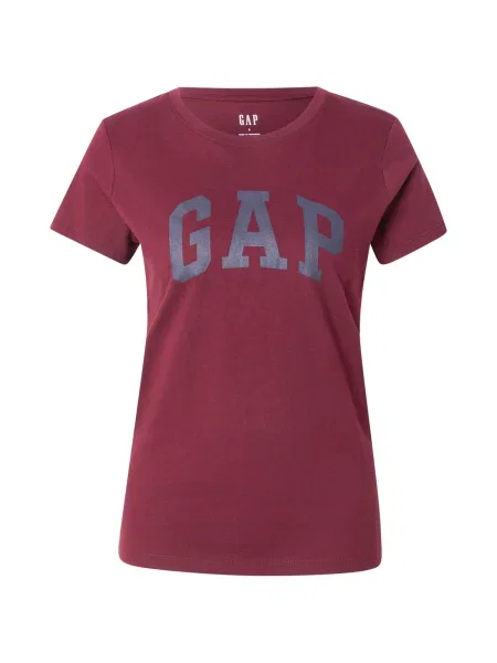 GAP Tricou CLSC bleumarin / vin roșu
