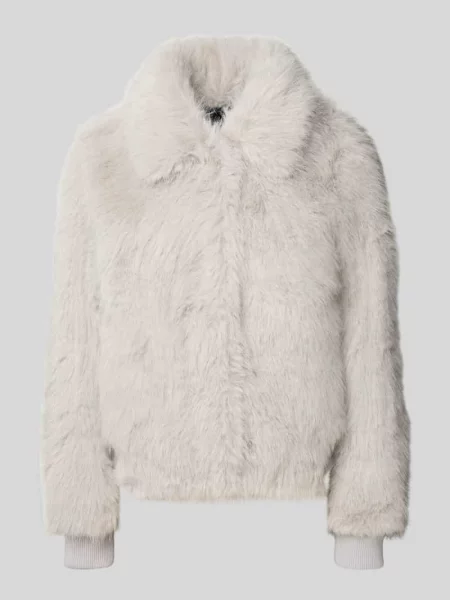 Kurtka ze sztucznego futra z wykładanym kołnierzem Luisa Cerano