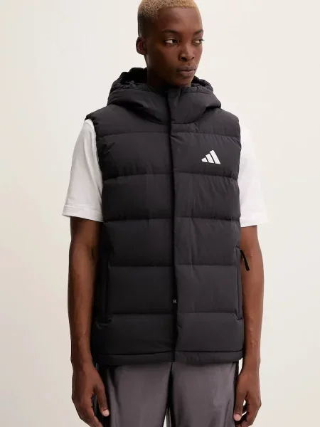 Péřová vesta adidas Helionic zimní černá