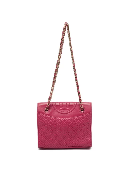 Matlasat geantă Tory Burch roz