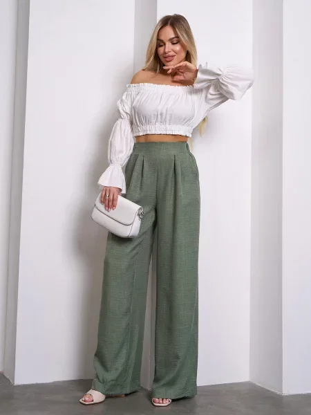 Льняные брюки Issa Plus