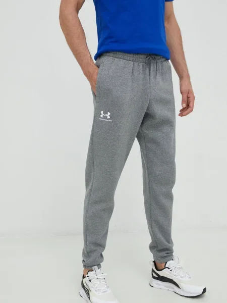 Анцуг Under Armour Essential Fleece Jogger Gray S сиво