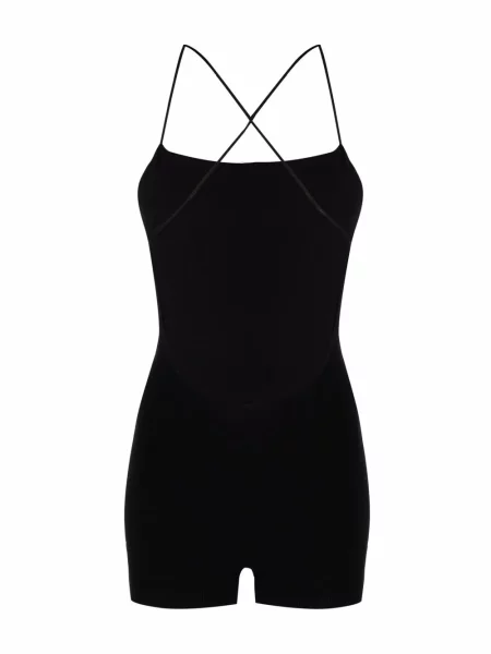 Body Red Valentino cu bretele negru