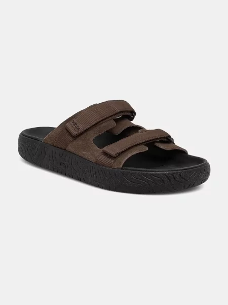 Sandale Veja din piele de căprioară verde