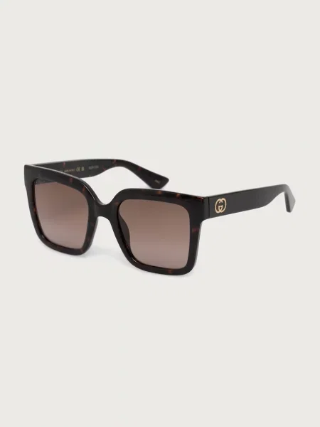 Gucci τετράγωνα γυαλιά ηλίου Γυναικεία καφέ